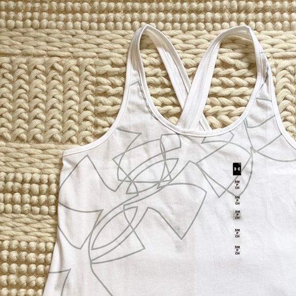 New White Under Armour gym tank top size Small - Picture 4 of 7
